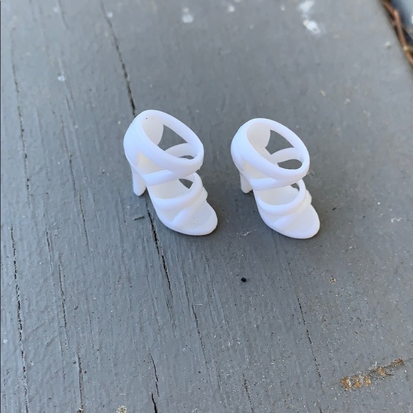 Barbie Other - White Barbie heels
